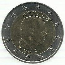 Monaco - 2 Euro 2016 (Km# 195)