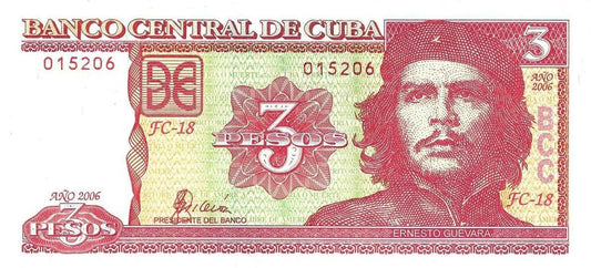 Cuba - 3 Pesos 2006 (# 127c)