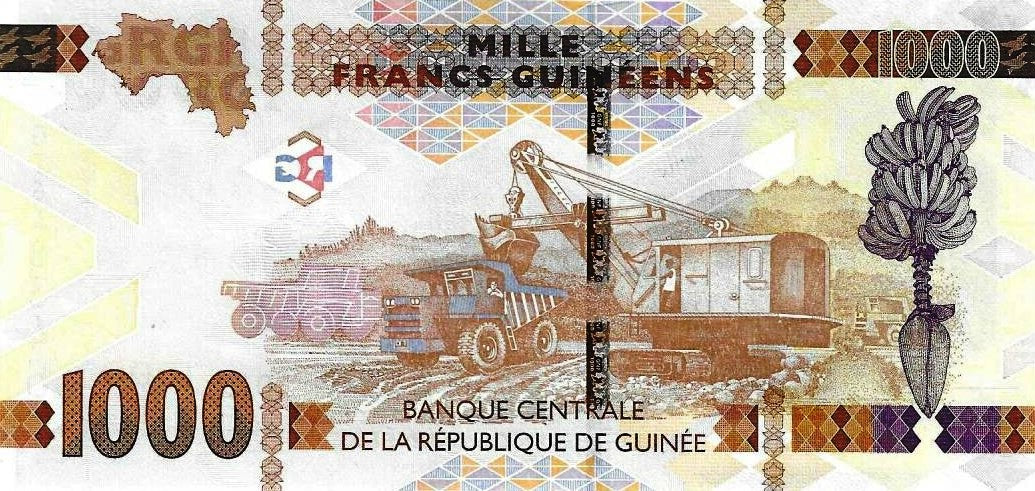 Guiné B. Central - 1000 Francos 2018 (# 48c)