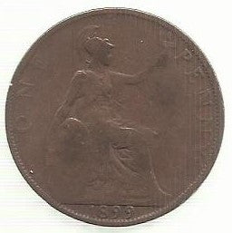 Inglaterra - 1 Penny 1962 (Km# 897)