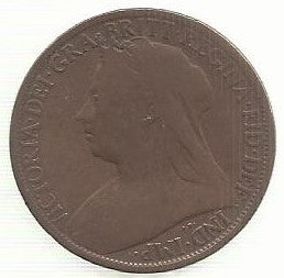 Inglaterra - 1 Penny 1962 (Km# 897)