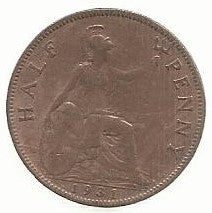 Inglaterra - 1/2 Penny 1931 (Km# 837)