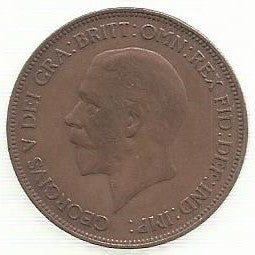 Inglaterra - 1 Penny 1930 (Km# 838)