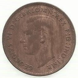 Inglaterra - 1 Penny 1944 (Km# 845)