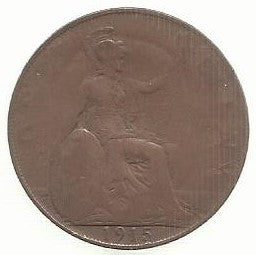 Inglaterra - 1 Penny 1915 (Km# 810)