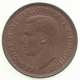 Inglaterra - 1 Penny 1938 (Km# 845)