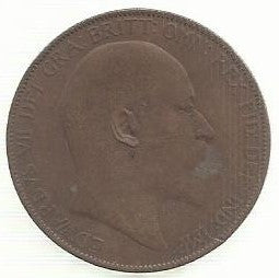 Inglaterra - 1 Penny 1906 (Km# 794)