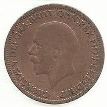 Inglaterra - 1/2 Penny 1936 (Km# 837)