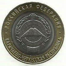 Russia - 10 Rublos 2022 (Km# ..) Karachai Cherkness