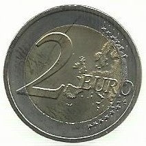 Luxemburgo - 2 Euro 2014     (Km# 134) Ascensão Trono