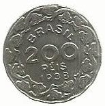 Brasil - 200 Reis 1938 (Km# 545)