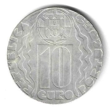 Portugal - 10 Euro 2004 (Km# 759) J. Olimp. Atenas