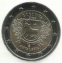 Lituania - 2 Euro 2022 (Km#.. ) Suvalkija