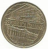 Itália - 200 Liras 1996 (Km# 184)