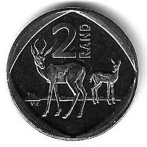 Africa Sul - 2 Rands 2023 (Km# 783)