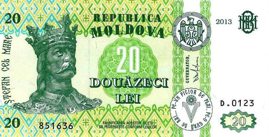 Moldavia - 20 Lei 2013 (# 13j)