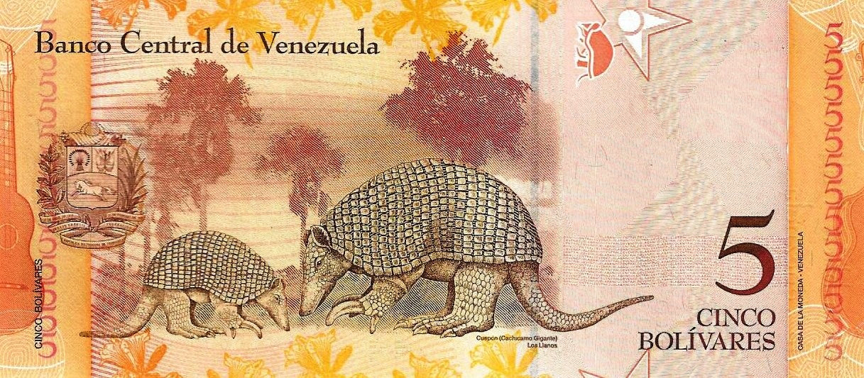 Venezuela - 5 Bolivares 2009 (# 89)