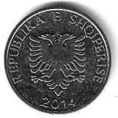 Albania - 5 Leke 2014 (Km# 77a)