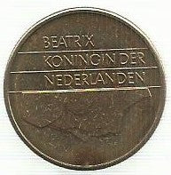 Holanda - 5 Gulden 1991 (Km# 210)