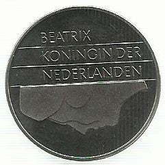 Holanda - 2 1/2 Gulden 1991 (Km# 206)