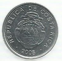 Costa Rica - 10 Colones 2008 (Km# 228b)