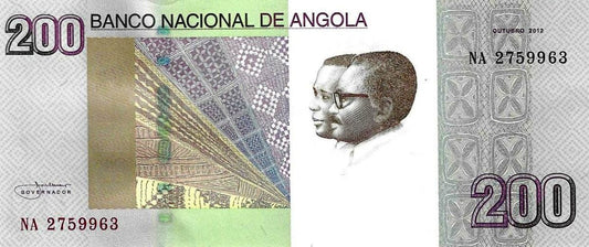 Angola - 200 Kwanzas 2012 (# 154)