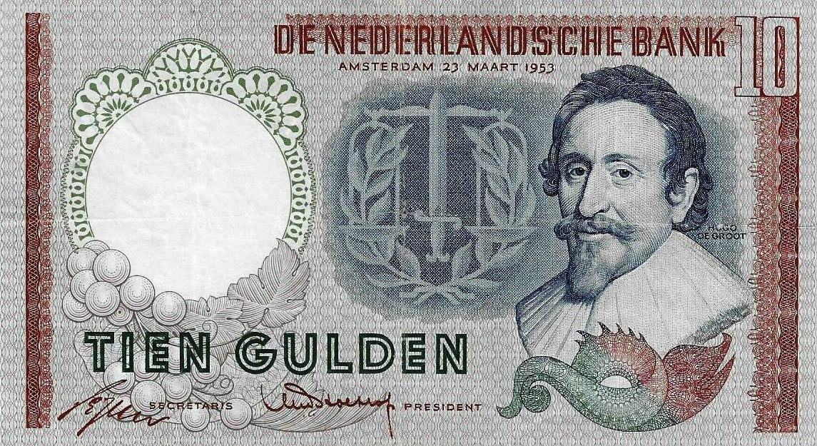 Holanda - 10 Gulden 1953 (# 85)