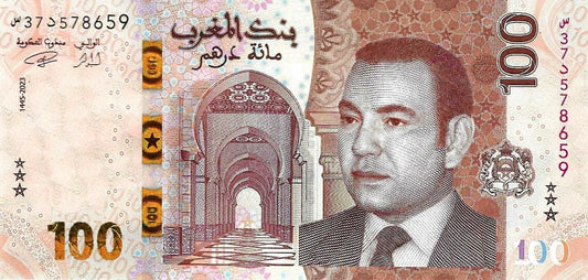 Marrocos - 100 Dirhams 2023 (# 81)