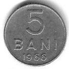 Roménia - 5 Bani 1966 (Km# 92)