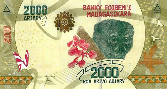 Madagascar - 2000 Francos 2017 (# 101)