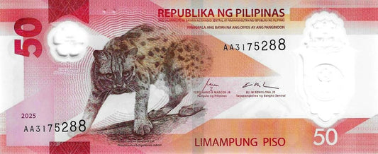 Filipinas - 50 Piso 2025 (# 237a)