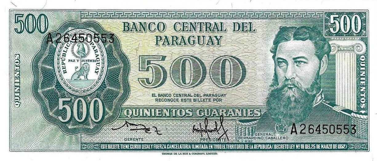 Paraguai - 100 Guaranies 1982 (# 205)