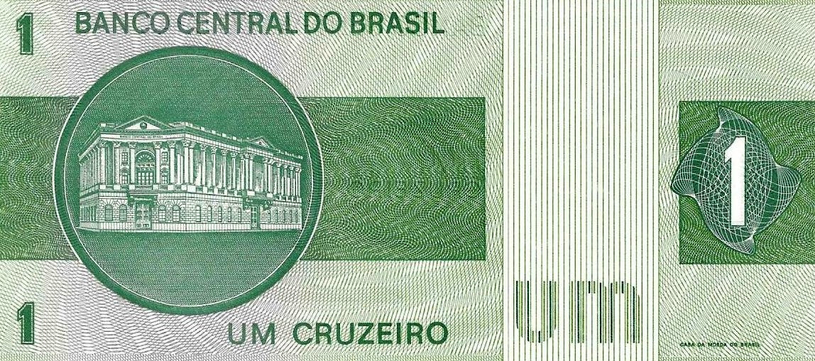 Brasil - 1 Cruzeiro 1975 (# 191Ab)