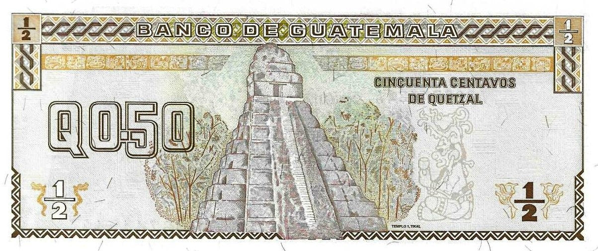 Guatemala - 50 Centavos 1996 (# 96a)