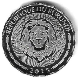 Burundi - 100 Francos 2015 (Km# ..) Zadclus Cornutus