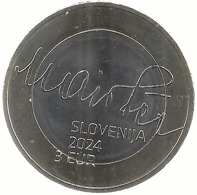 Eslovenia - 3 Euro 2024 (Km# ..) Rudolf Maister