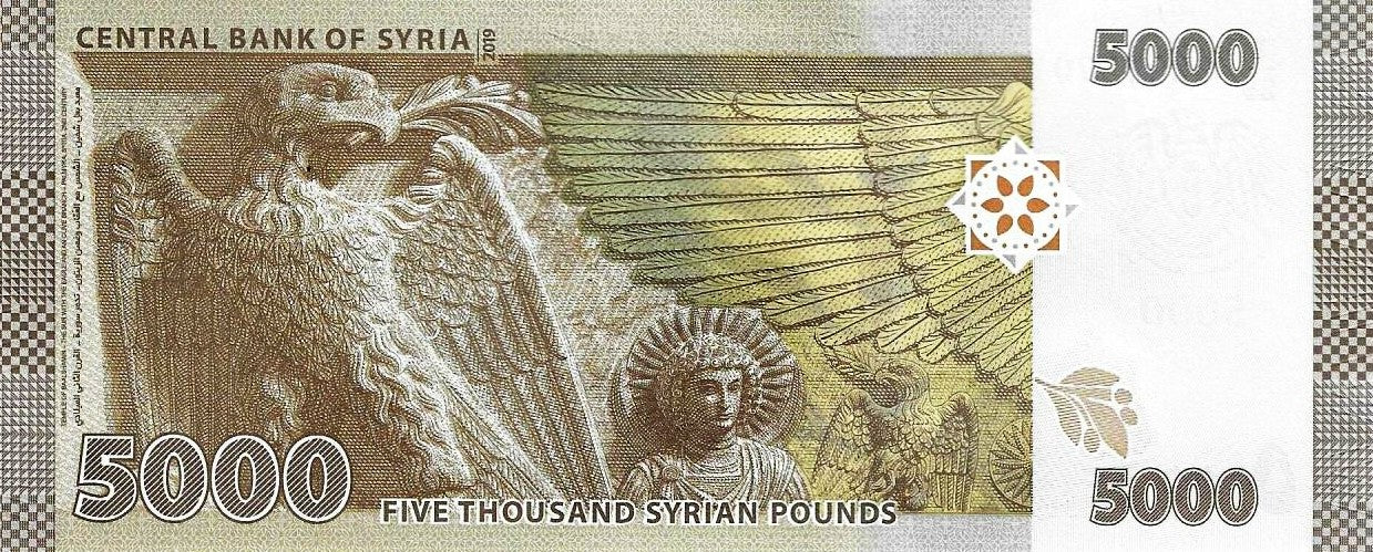 Siria - 5000 Libras 2019 (# 118)