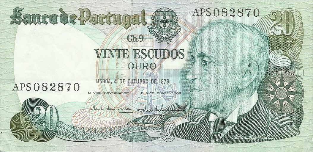 Portugal - 20$00 1978 (# 176b)