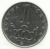 República Checa - 1 Koruna 1993 (Km# 7)