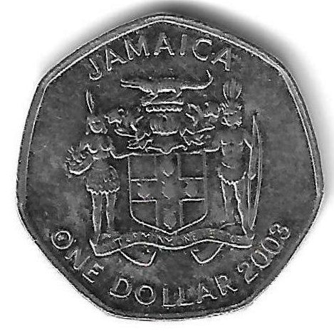 Jamaica - 1 Dolar 2003 (Km# 164)