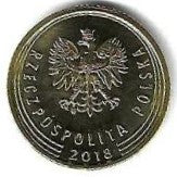 Polonia - 5 Groszy 2018 (Km# 925)