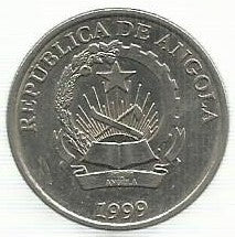 Angola  - 5 Kwanzas 1999 (Km# 99)