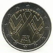 França - 2 Euro 2014 (Km# ...) Dia Mundial Sida