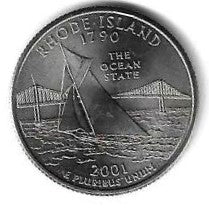 USA - 25 Cents 2001 (Km# 320) Rhode Island