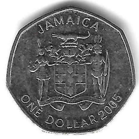 Jamaica - 1 Dolar 2005 (Km# 164)