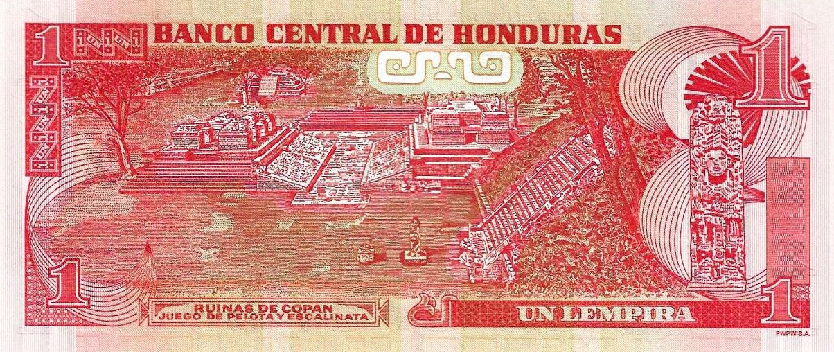 Honduras - 1 Lempira 2022 (# 96e)