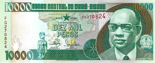 Guiné Bissau - 10000 Pesos 1990 (# 15a)