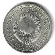 Jugoslavia - 1 Dinar 1976 (Km# 61) Fao