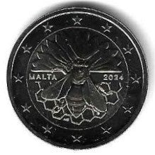 Malta - 2 Euro 2024 (Km# ..) Abelha