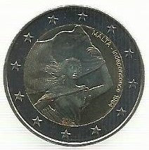 Malta - 2 Euro 2014  (Km# 150) Independencia